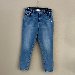 Abercrombie & Fitch Super Skinny Ankle High Rise jeans size 32 / 14L